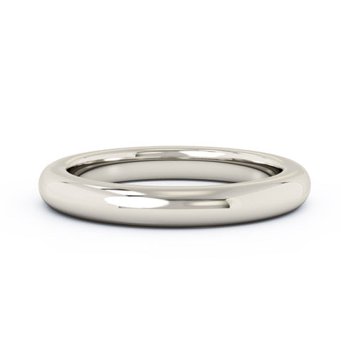 Eternity Cremation Band White Gold