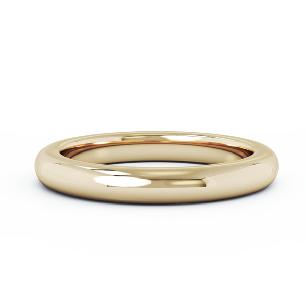 Eternity Cremation Band Yellow Gold